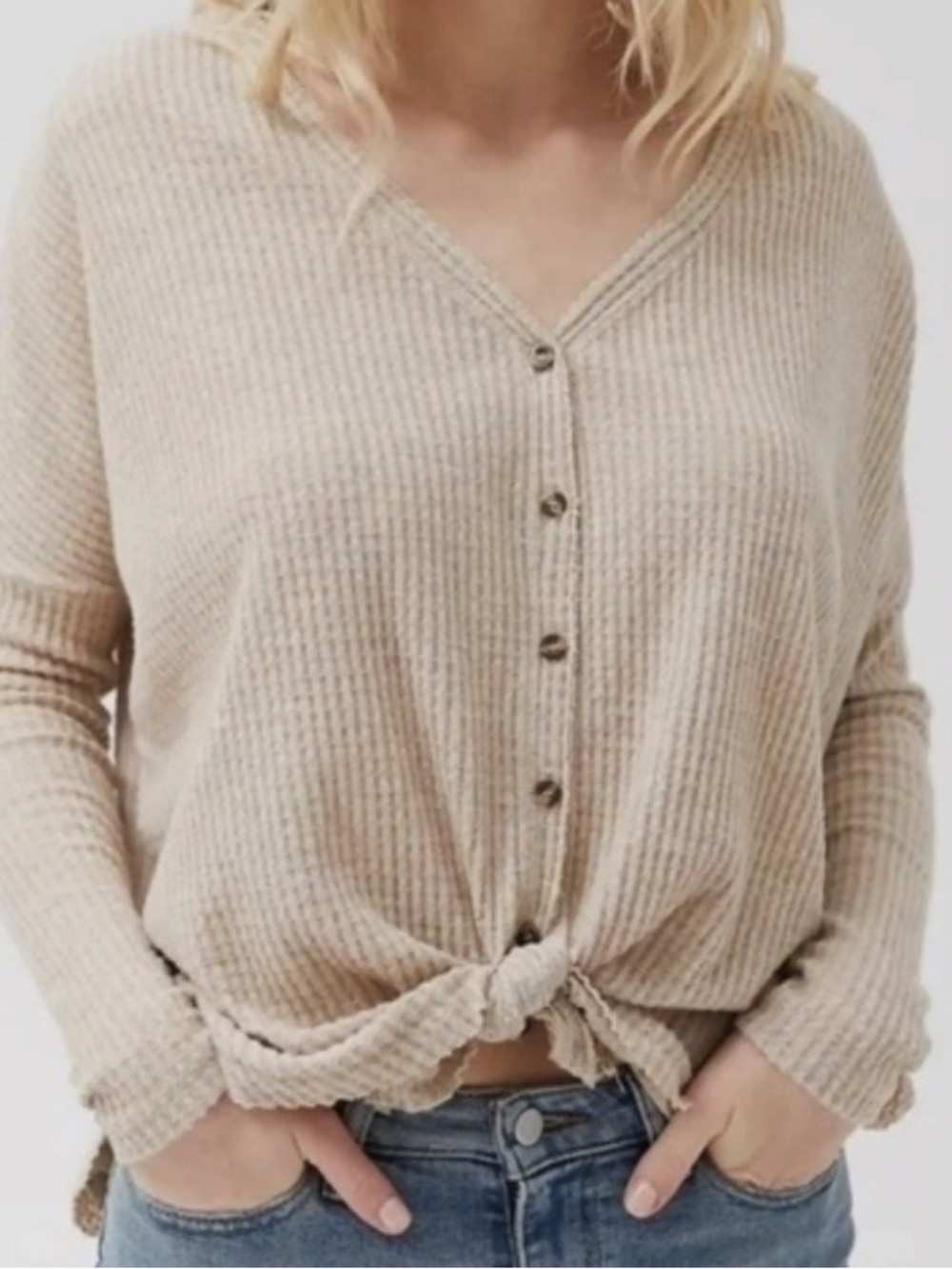 Out from Under // waffle long sleeve